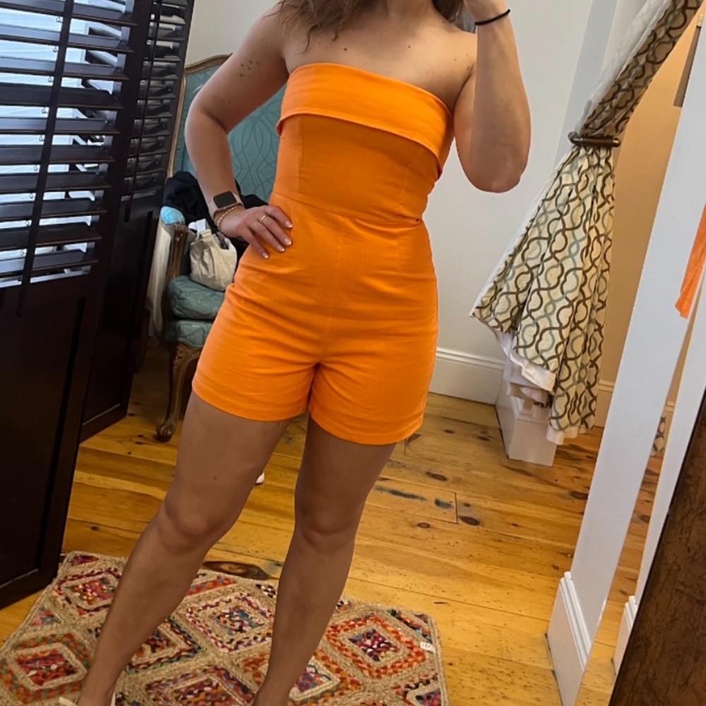 Orange romper